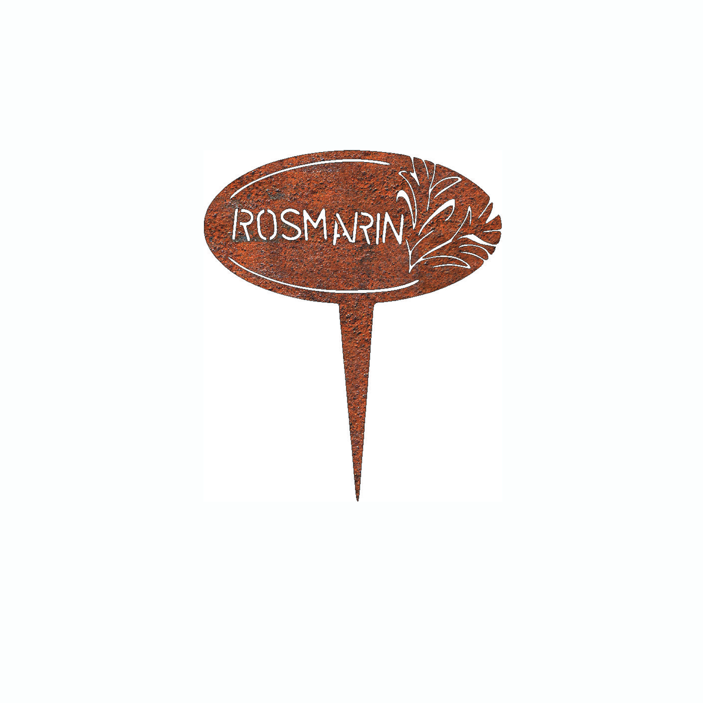 Dekoration „Rosmarin" Rostdekoration, Gartendekoration