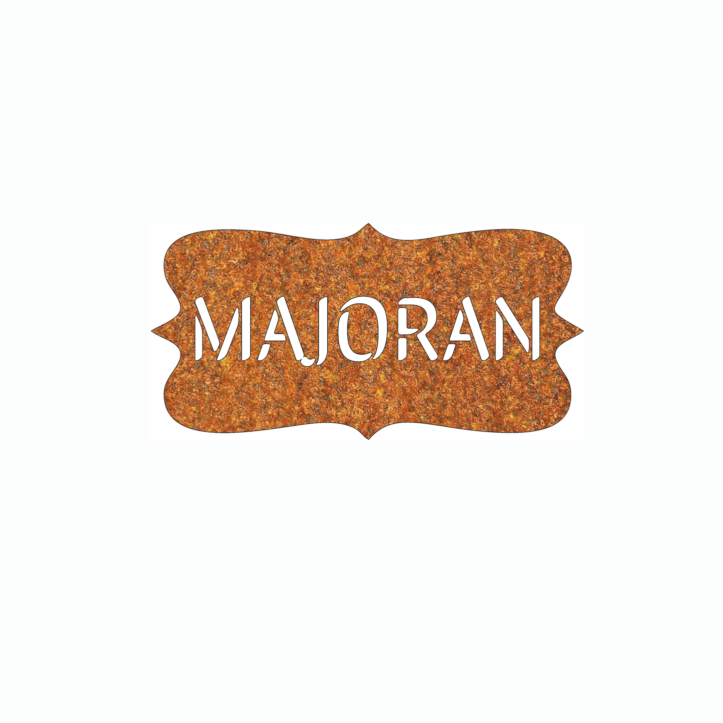 Dekoration „Majoran" Rostdekoration, Gartendekoration