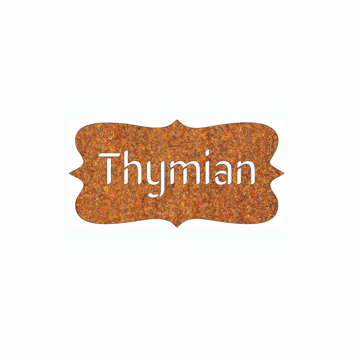 Dekoration „Thymian" Rostdekoration, Gartendekoration