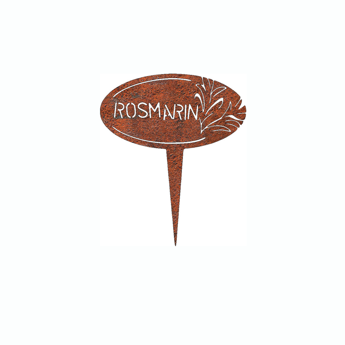 Dekoration „Rosmarin&quot; Rostdekoration, Gartendekoration